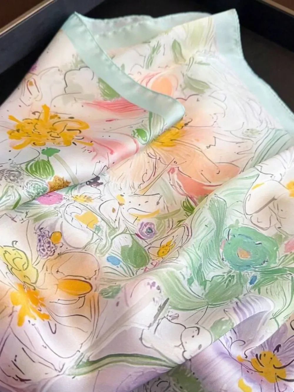 Pastel Floral Scarf S167